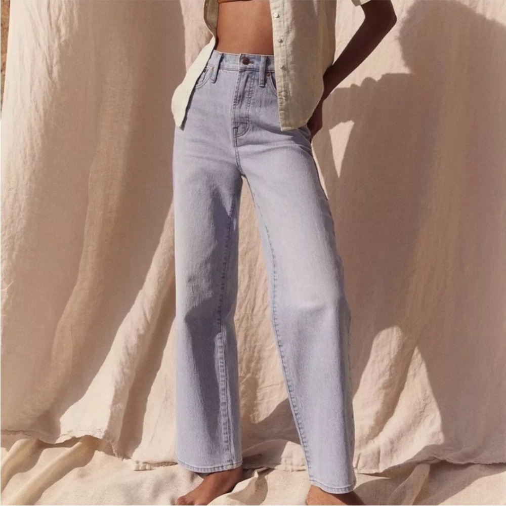 Madewell Perfect Vintage Wide-Leg Cropped Jean Sz 25